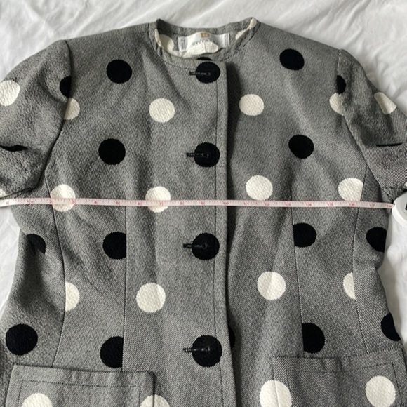 Authentic Vintage Givenchy polka dot skirt suit - Picture 12 of 14